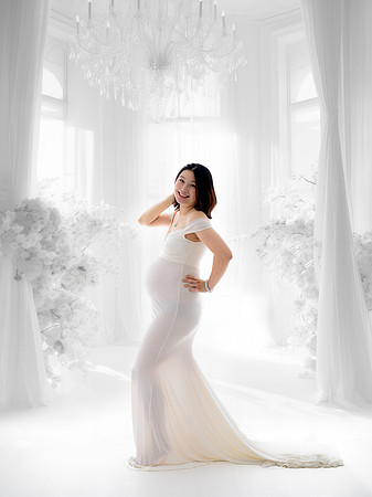 Studio Maternity Photography Amsterdam : Zwangerschapsfotografie in de Studio Amsterdam